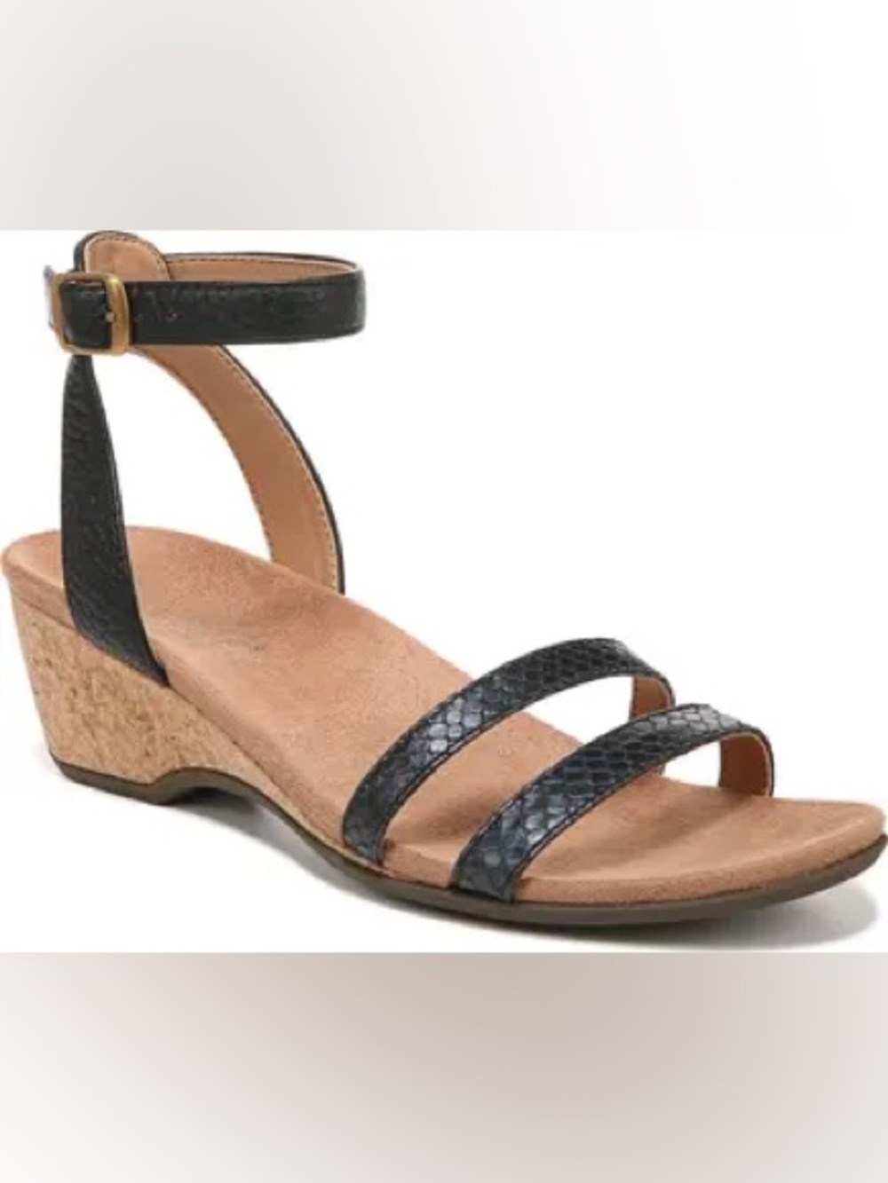 Vionic Orlanda wedge cork heel sandal